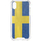 Sweden Flag Distressed iPhone XS Clear Case